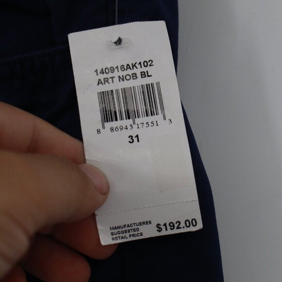 NWT J Brand Jeans Mens Size 31 L35 Kane Blue Slim Straight Leg Mid Rise USA Made - Picture 3 of 16